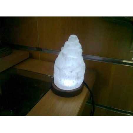 Selenite Lamp USB White Light