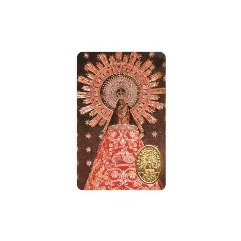 Notre Dame du Pilar - Image avec Médaille