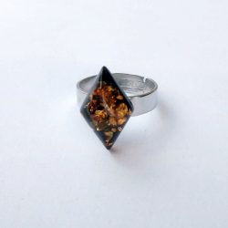 Adjustable Amber Ring