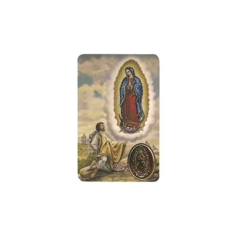 Notre Dame de Guadalupe - Image avec Médaille
