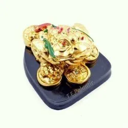 Lunar Toad Golden Resin...