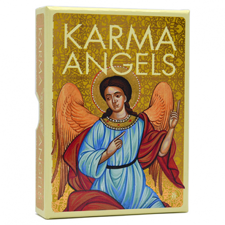 Los ángeles del Karma, oráculo con libro y 32 cartas.