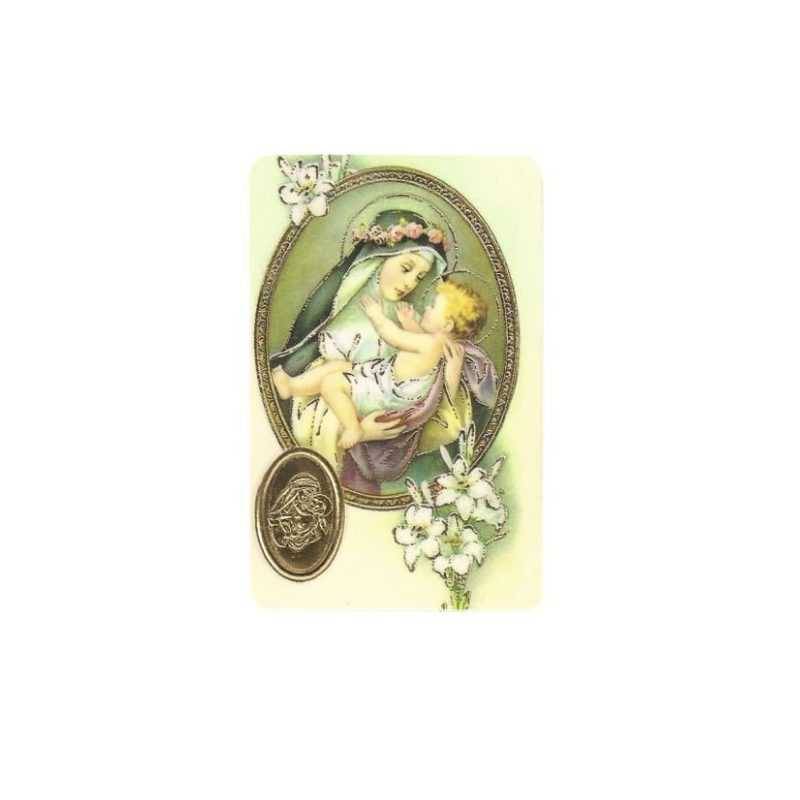 St. Rose of Lima Print with Medal