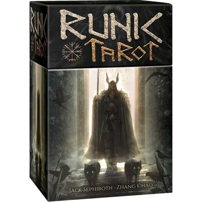 Runik Tarot ó Tarot Rúnico, de Lo Scarabeo, compuesto por 78 cartas y libro explicativo.