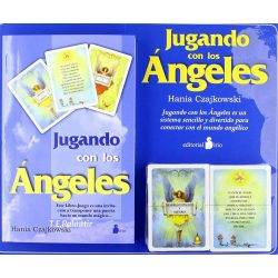 Jugando con los ángeles, blister con libro y cartas, nos ayudará a conectar con los ángeles.