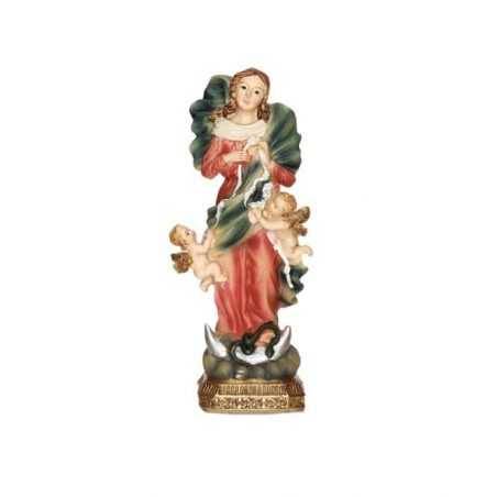 Virgen Desatanudos, imagen 11 cm. marmolina